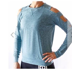 Born Primitive Cold shoulder long-sleeve sea foam